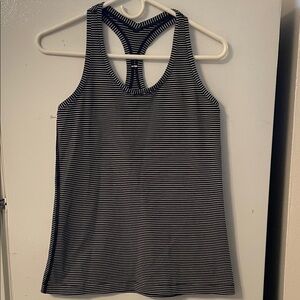 Lululemon Striped Black and White Women's Tank Top See Pit to Pit